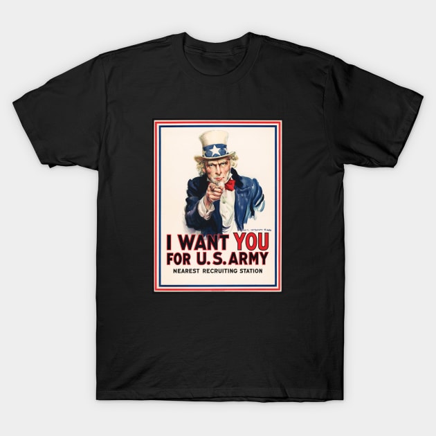 I Want You T-Shirt by RockettGraph1cs